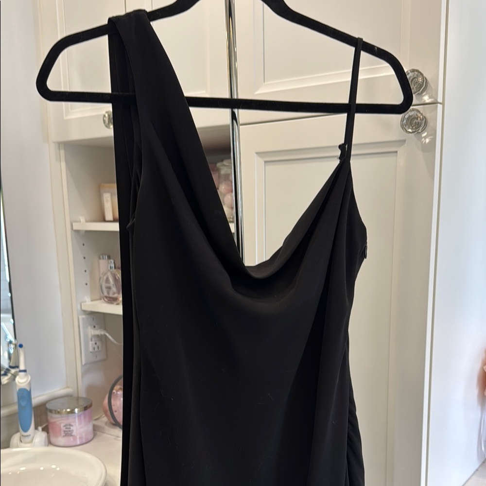 KEEPSAKE the Label Black One Shoulder Cocktail Dress